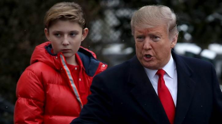 Barron Trumps Nicknamed 'Little Donald'