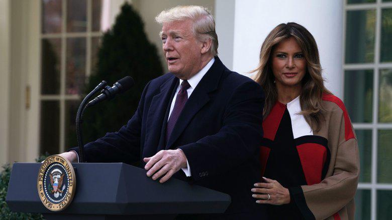 Donald Trump reminds Melania Trump of someone 13